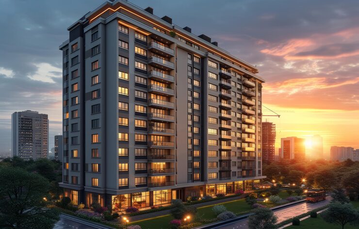 Purva Celestial under construction 2 & 3 BHK smart apartments at KIADB Corridor Hosahalli Bangalore