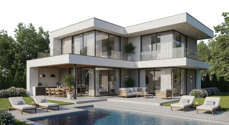 Puravankara Villas in Pune, artist impression