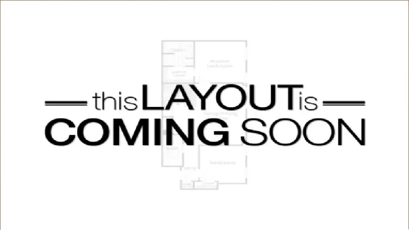 Puravankara Clermont - Sample layout for 2 BHK apartment