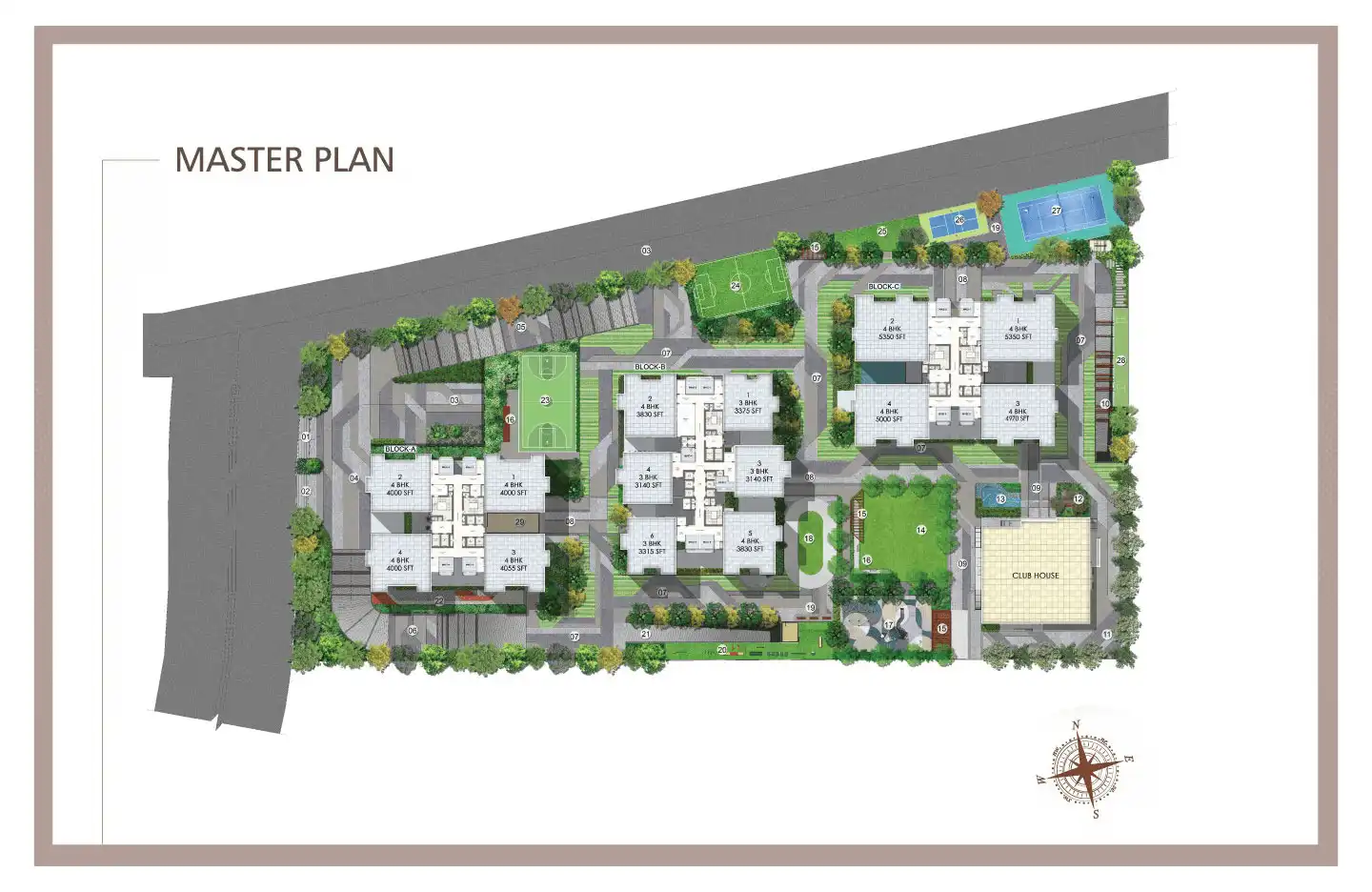 Miami By Puravankara master plan layout Breach Candy Mumbai